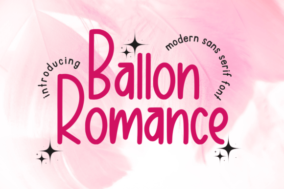 Ballon Romance: A Handwritten Sans Serif for Friendly Design