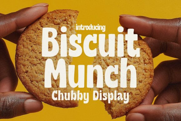Biscuit Munch: A Display Font with Cozy CafΓ© Charm
