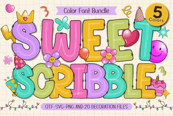 Bring Instant Joy to Your Designs with Sweet Scribble