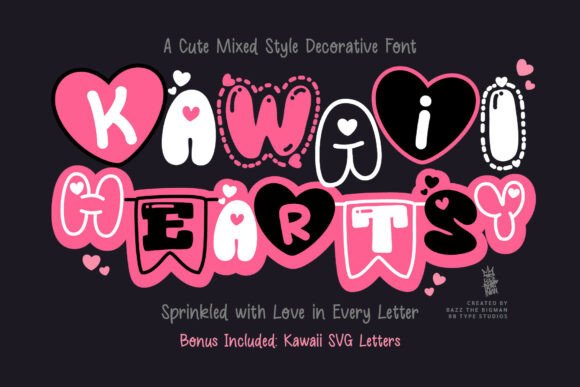 Bringing Joyful Whimsy to Your Designs with Kawaii Heartsy