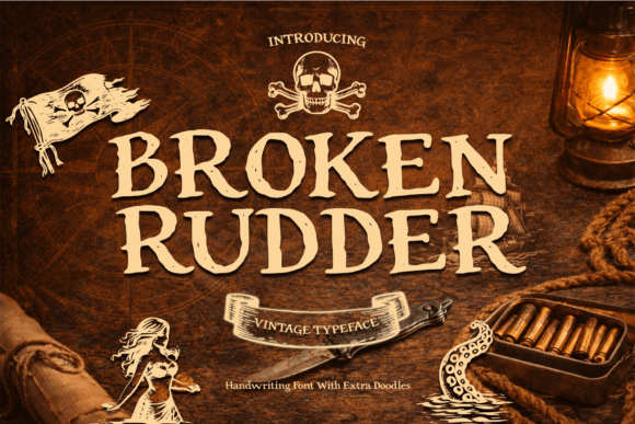 Broken Rudder: A Typeface Forged by the Sea