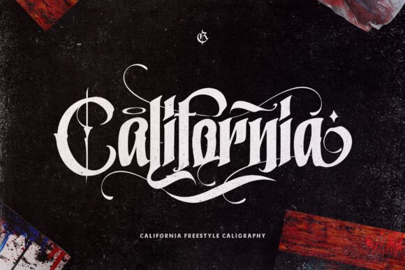 California Style: Command Attention with a Bold Blackletter Typeface