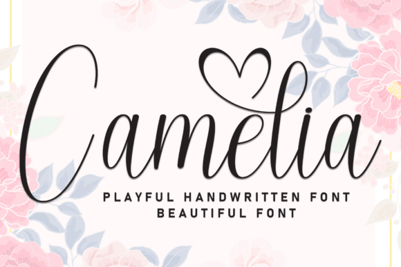 Camelia: A Handwritten Display Font with Endless Charm