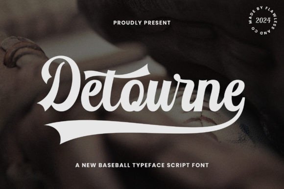 Detourne: Capturing Baseball's Golden Era in a Script Typeface