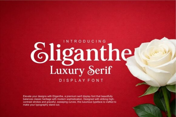 Elevate Your Designs with Eliganthe: A Premium Serif Display Font