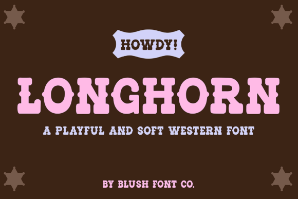 Longhorn Western: The Modern Vintage Font for Bold Branding