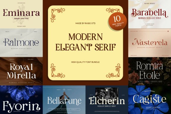 Modern Elegant Serif: Crafting Timeless Design with a Contemporary Edge