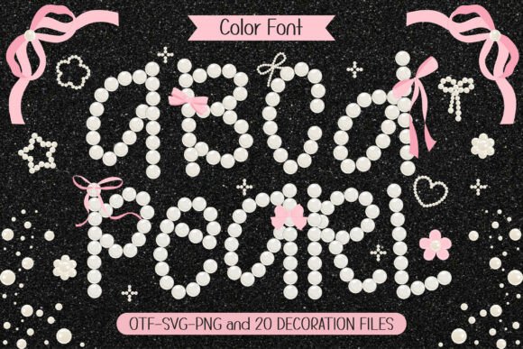 Pearl: The Adorable Preppy Font for Girly Designs