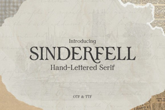 Sinderfell: A Typeface with a Hand-Crafted Soul