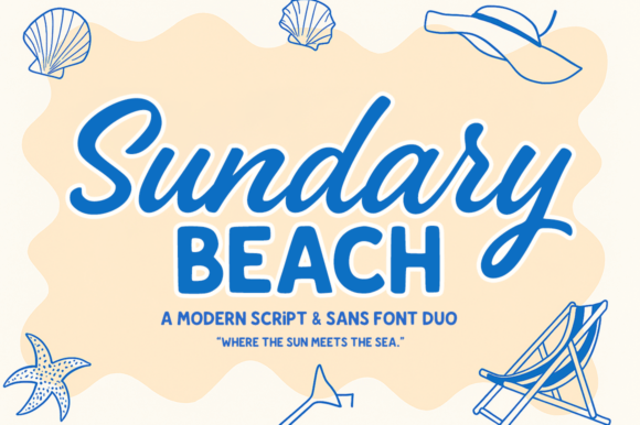 Sundary Beach Duo: A Font for Effortless Elegance