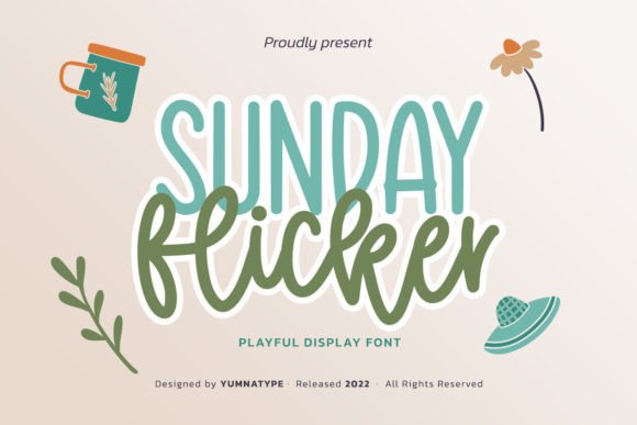 Sunday Flicker: A Handwritten Font That Radiates Warmth