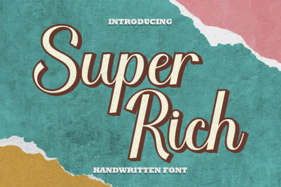 Super Rich: A Script Font for Luxury Branding