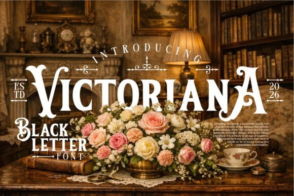 Victoriana: Crafting Timeless Grandeur in Every Letter
